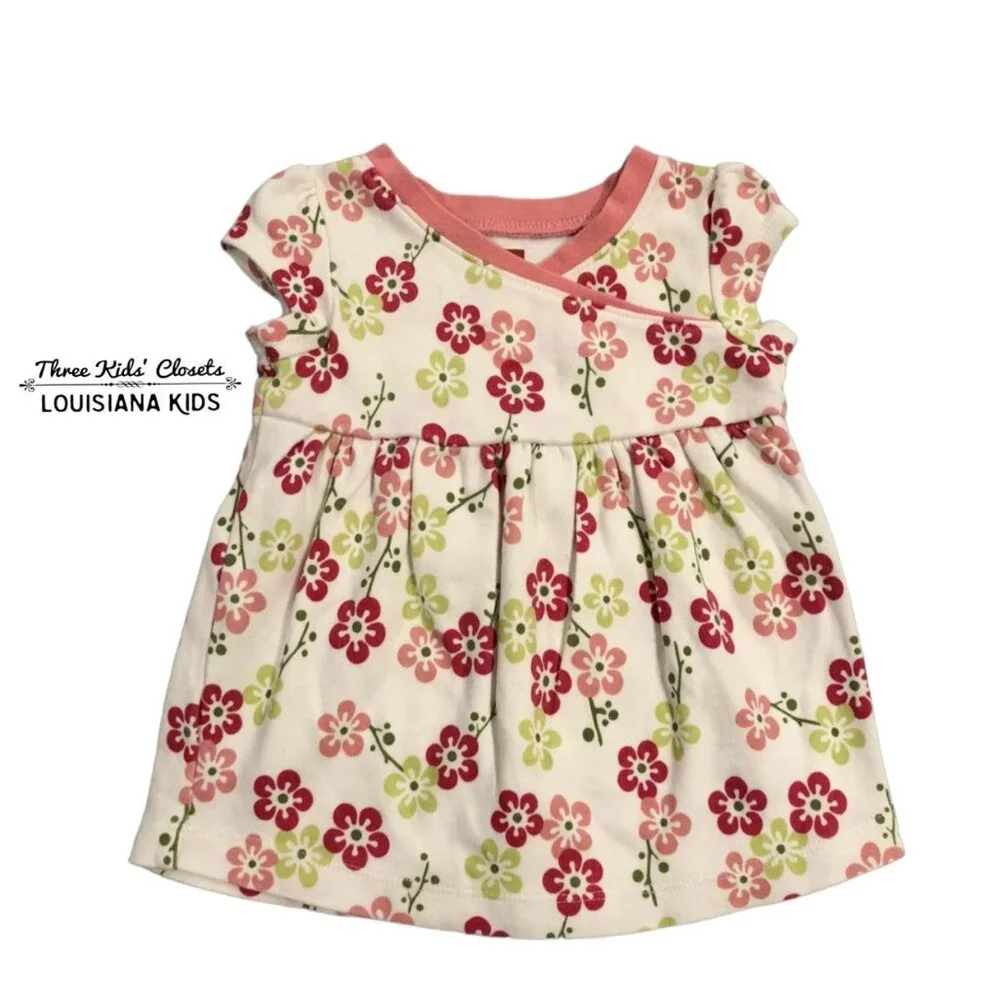 Tea Collection 0-3m Floral Dress